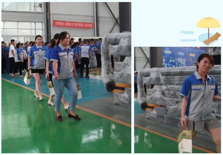 隨著炎炎夏日的來臨,近期氣溫逐步攀升,為切實做好夏季防暑降溫工作,保障員工的身體健康,7月17日下午,山東金格瑞開展“您戰高溫助振興 我送清涼鼓干勁”--夏送清涼主題活動,給所有的員工送上了防暑降溫茶,用愛心給這個炎夏降溫。.jpg 隨著炎炎夏日的來臨,近期氣溫逐步攀升,為切實做好夏季防暑降溫工作,保障員工的身體健康,7月17日下午,山東金格瑞開展“您戰高溫助振興 我送清涼鼓干勁”--夏送清涼主題活動,給所有的員工送上了防暑降溫茶,用愛心給這個炎夏降溫。.jpg